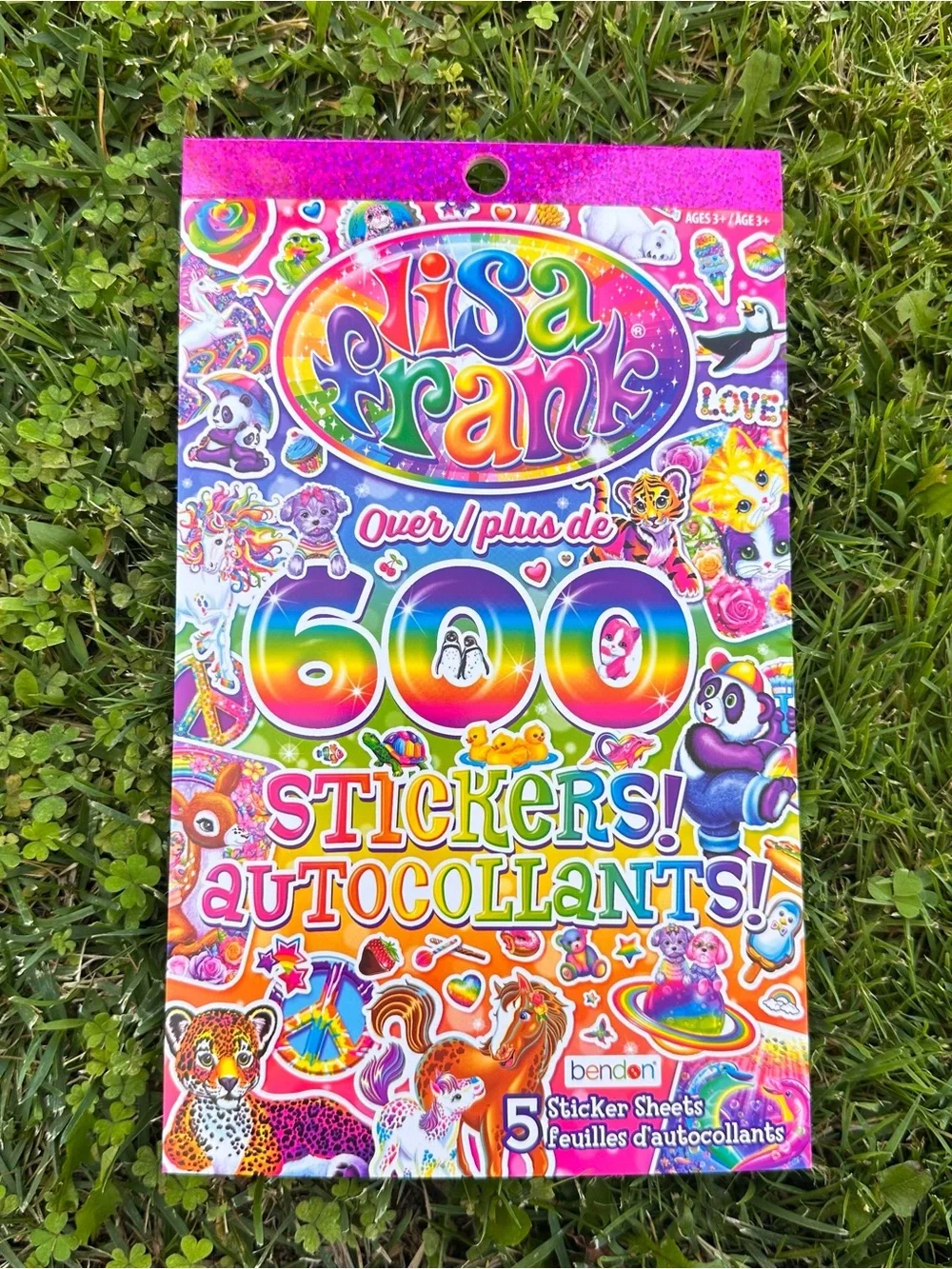 Lisa Frank 600+ autocollants Rainbow Sticker Pack